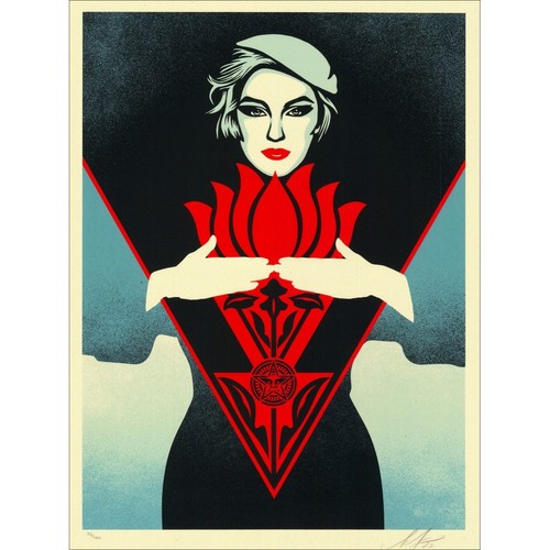Shepard fairey screen - shepard,