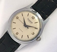 17 JEWELS SWISS MADE SILVANA INCABLOC WIND UP MEN'S VINTAGE WATCH