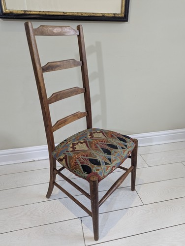 Ladderback chair antique - ladderback,