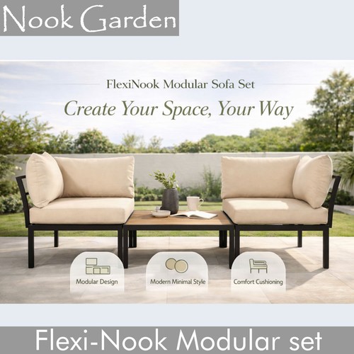 Seater modular garden sofa - 3,