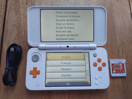 Nintendo 2ds white orange - nintendo, xl