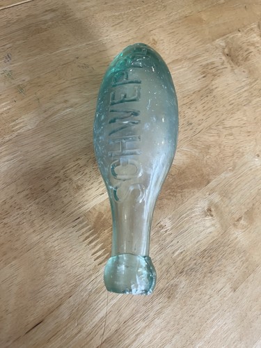 Vintage schweppes glass bottle - schweppes,