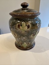 Royal Doulton Antique Stoneware Art Deco Tobacco Jar