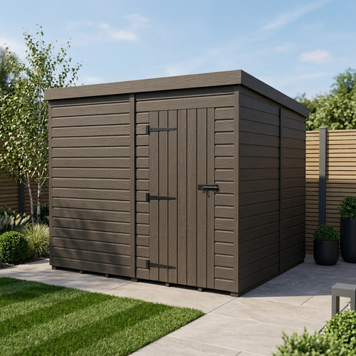 8x8 pent composite - 8x8, shed