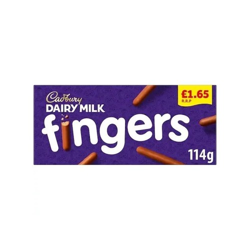 Cadbury dairy milk - dairy, fingers