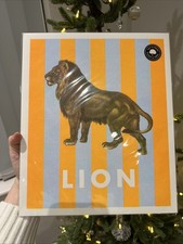 Lion Risograph Art Print 12x10 Brand New In Packaging - Perfect Christmas Gift