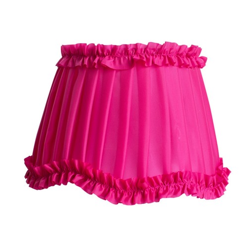 Pleated ruffled lampshade - pleated,
