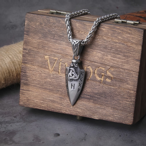 Viking spearhead pendant - viking,