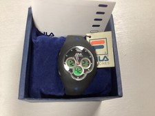 Vintage FILA Ana-Digi Dual time 5ATM Sports Watch VINTAGE ORIGINAL Box & Papers