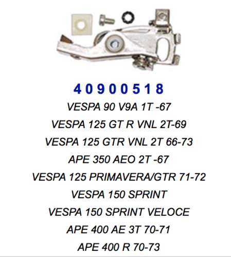 40900518 contacts rotor tips - contacts,