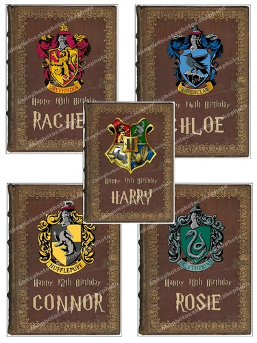 Harry potter house book edible - house,