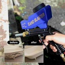 New Portable Air Sandblasting Gun Hand Held Sand Blaster Shot Media Blasting Gun
