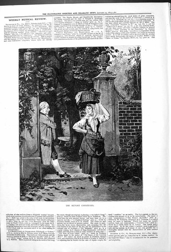 Old antique print retort - old,