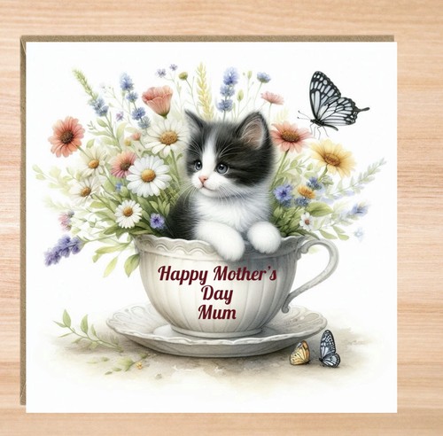 Personalised black white - &, cat
