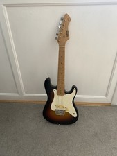 Electric Guitar / Rock wood LX30 / Black & White