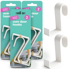 4-6 Plastic Over Door Hooks