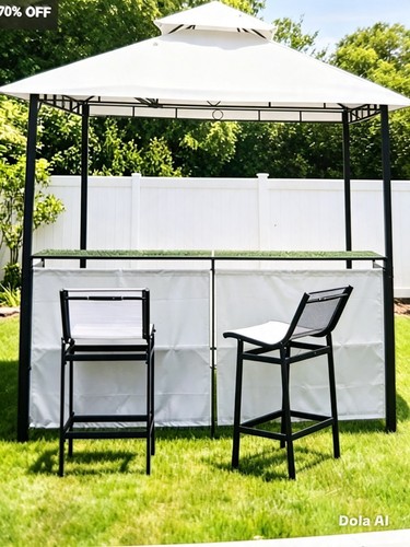 Outdoor bar gazebo set - outdoor,