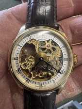 Rotary Skeleton Automatic Watch GS02520/03 Gold Tone
