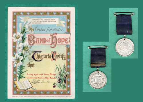 Band hope medal and - hope,