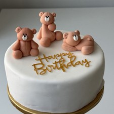 Teddy bear balloon sugar - 3,