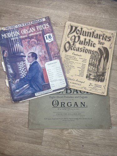 Vintage organ music bundle - music,