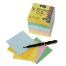 Note block clear plastic with