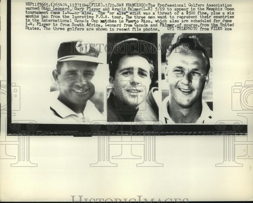 1961 press photo stan leonard - 1961,