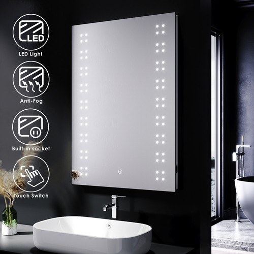 Bathroom mirror with - with, shaver