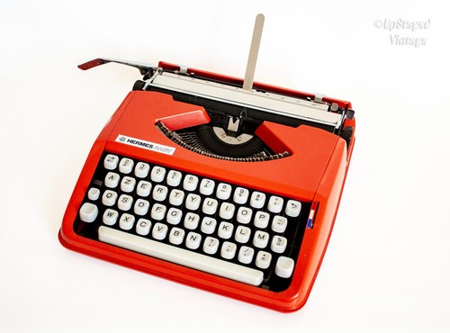 Orange hermes baby typewriter - orange,