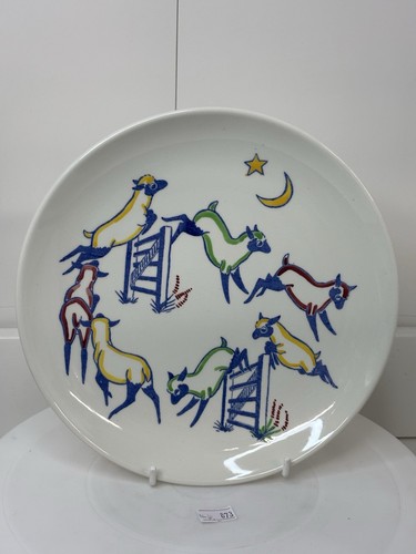 Stunning hand painted royal - painted,