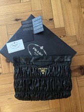 Prada Nappa Gaufre Clutch Bag Excellent Condition, Box & Authenticity Card