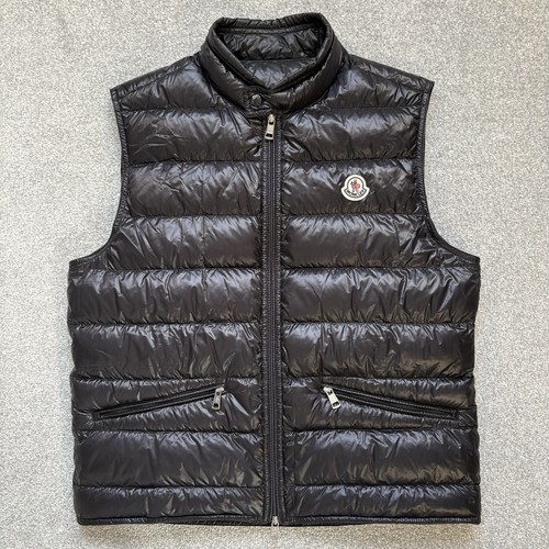 Moncler gui gilet black size - moncler,