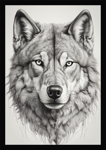 Wild wolf art - wild,