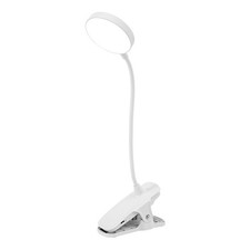 USB Clip On Desk Lamp Flexible Clamp Reading Light LED Bed Table Bedside Night