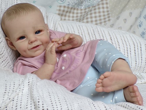 Reborn baby girl doll shaya - baby, ~