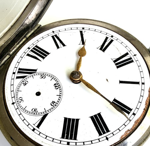 Pocket watch silver antique - watch,