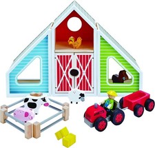Hape barn play piece - play, 16