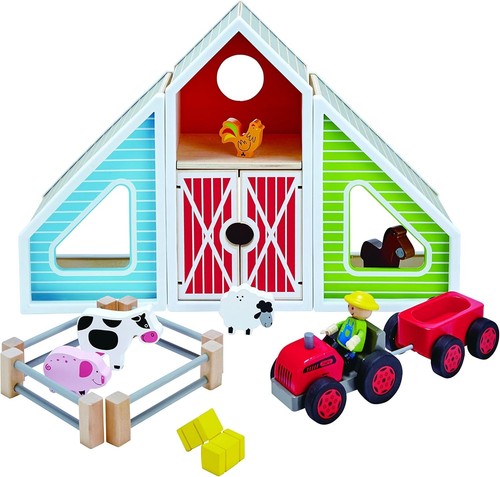Hape barn play piece - barn, 16