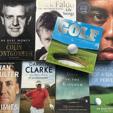 Golf Books x8 Bundle • Tiger