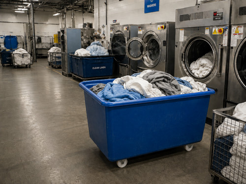 Wheeled laundry cart - wheeled,