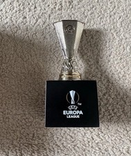 Official UEFA Europa League 70mm Replica Trophy with Stand,  Excellent Condition