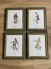 Set Of 4 Framed Charles