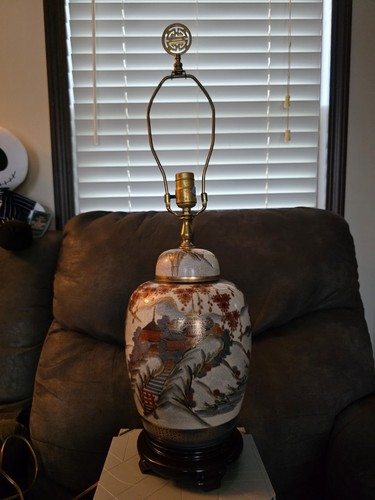 Large japanese satsuma vase - japanese,
