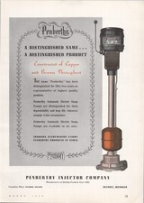 1939 Ad * Penberthy Injector Company * Automatic Electric Sump Pumps