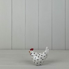 Black Ceramic Speckled Chicken