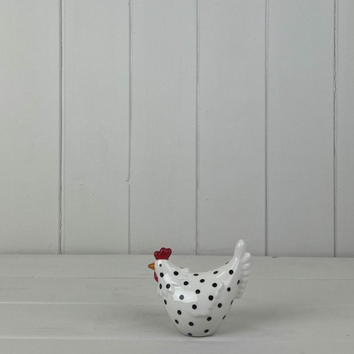 Black ceramic speckled - black, chicken