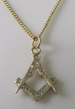 Gold Diamond Necklace  - Art