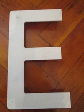 1970s RESIN LETTER "E" FROM