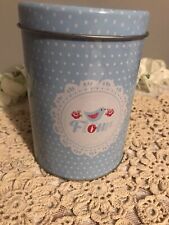 Old Blue Metal Flour Shaker