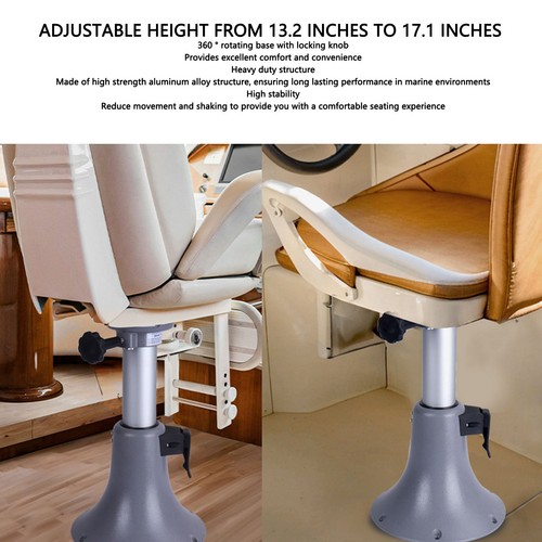 Boat seat pedestal aluminum - boat,